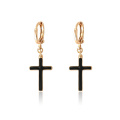 96142 Xuping couleur or 18 carats croix Christian compte-gouttes pour les dames